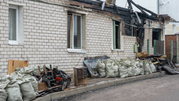 Professional Emergency Fire Cleanup technician working in Burnsville, MN